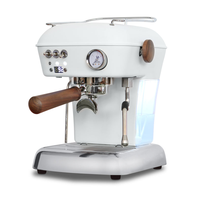 This is the White model of the Ascaso Dream PID coffee machine